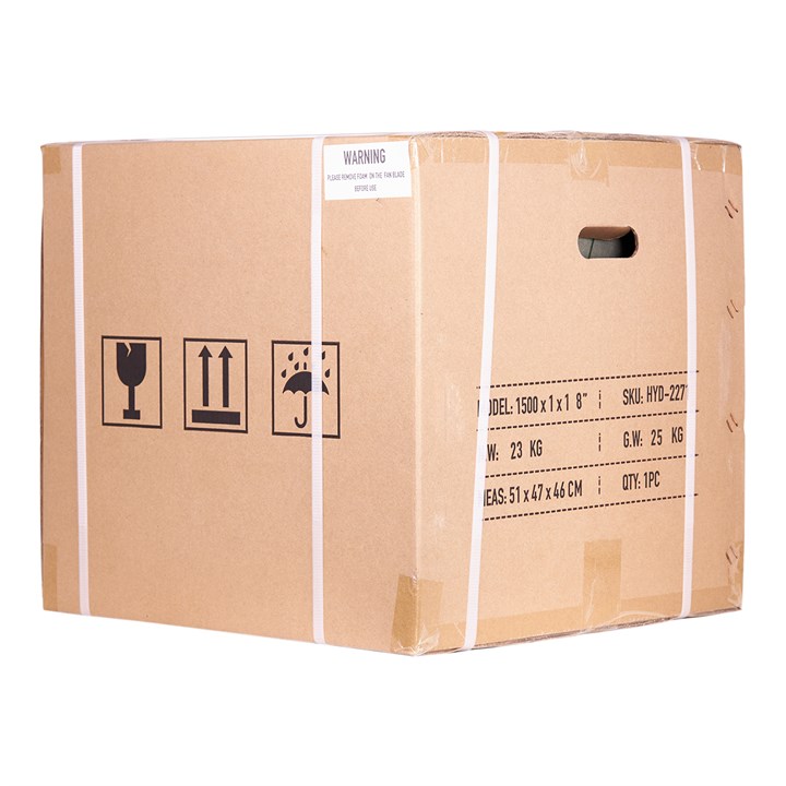 8" MDF Box Fan 1500m3