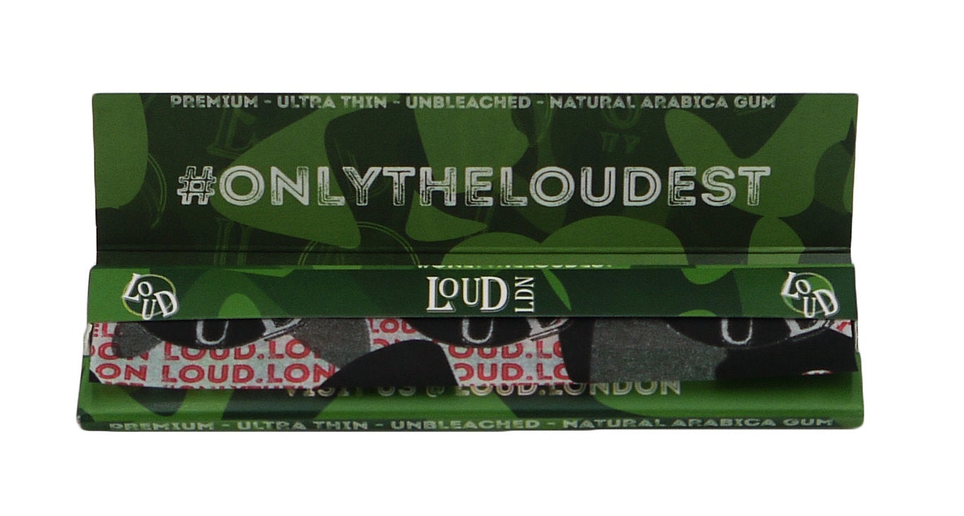 LOUD Natural Unbleached Kingsize Slim Papers
