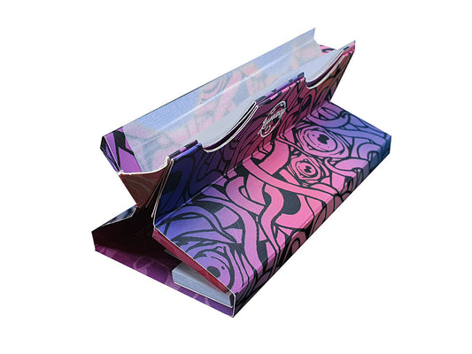 Lunacy Organic Kingsize Slim Rolling Papers & Tips with Rolling Tray