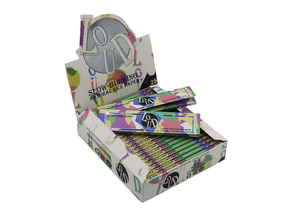 LOUD Candy (Slow-Burning) Kingsize Slim Papers