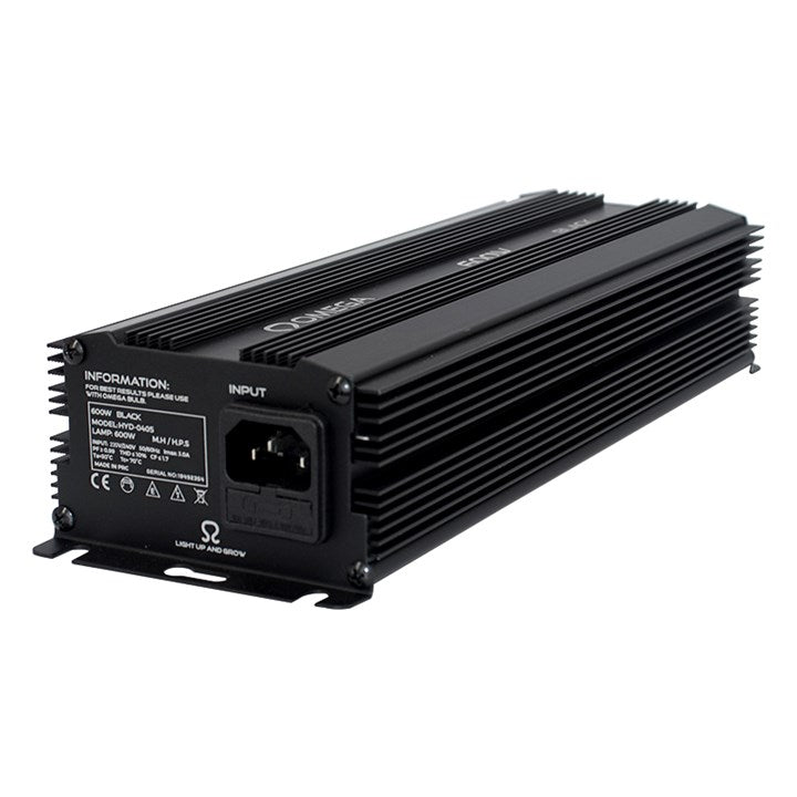 Omega Black 600W Digital Dimmable Ballast