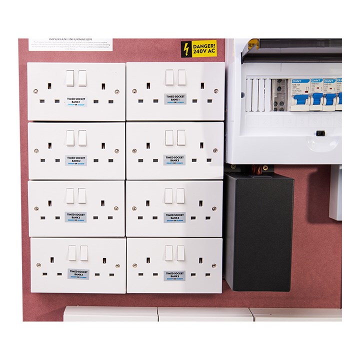 MDF Timer 24 Way Plus 8 Aux Plus MCB