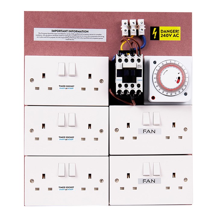 Mdf Contactor 6 Way + 4 Aux