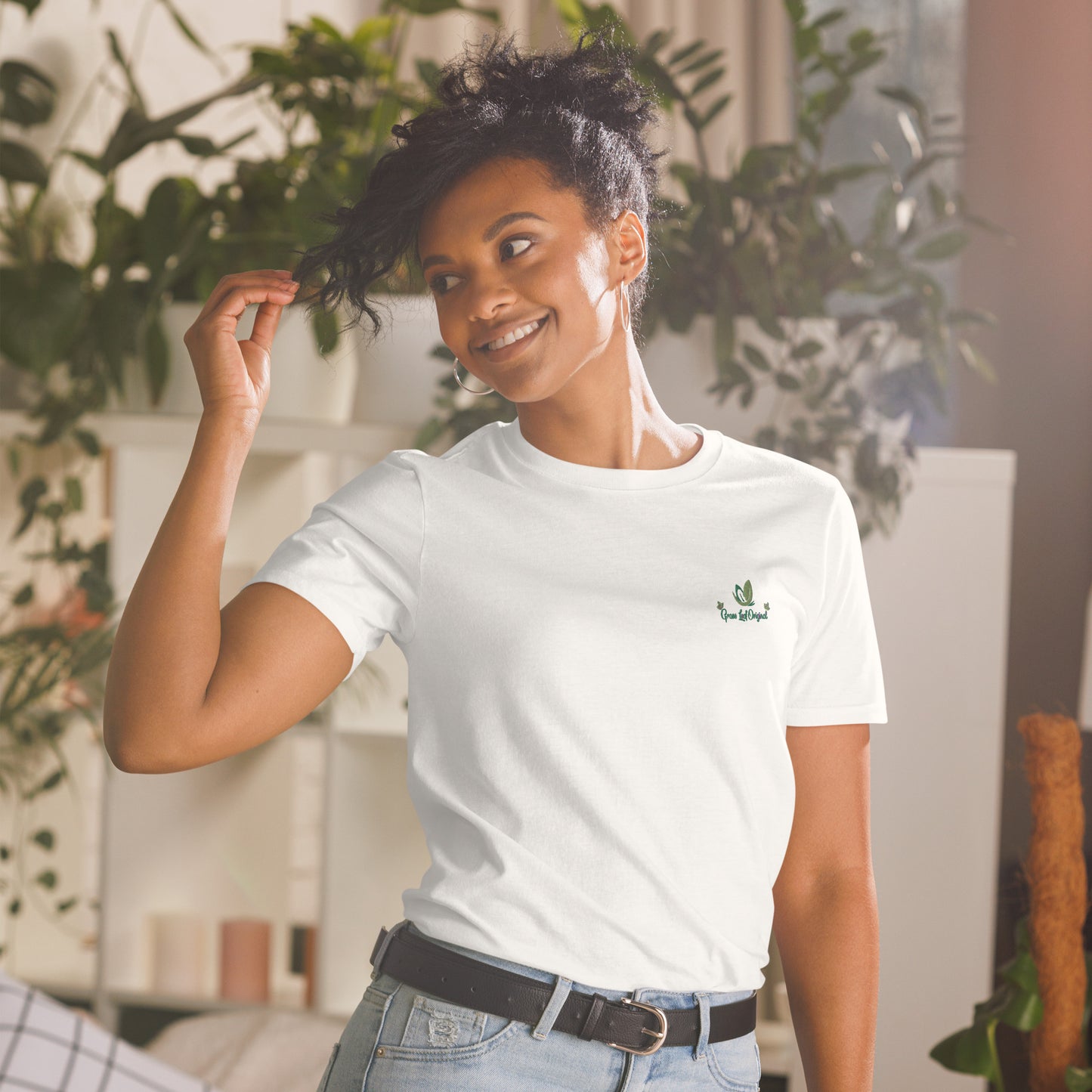 Grass Leaf Original Short-Sleeve Womens T-Shirt