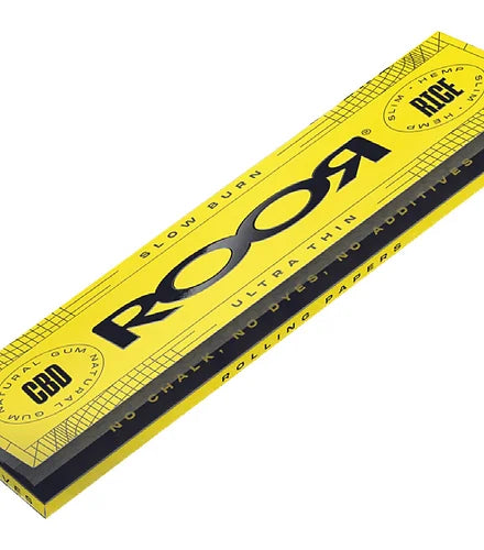 CBD Roor 'Yellow' Rice Ultra Slim Papers