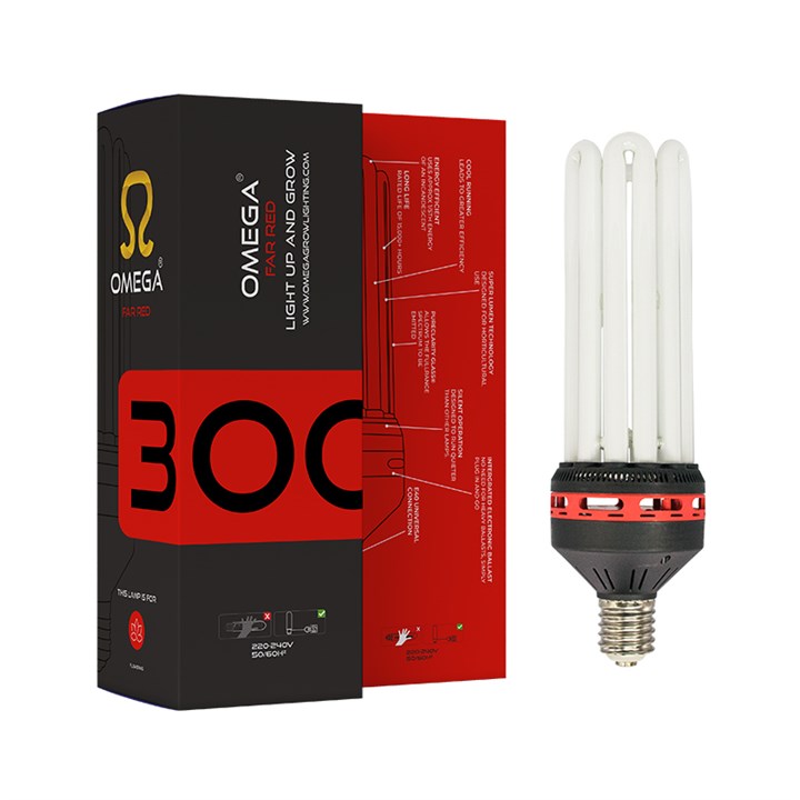 Omega 300W Cfl Grow Lamp Far Red 2700K
