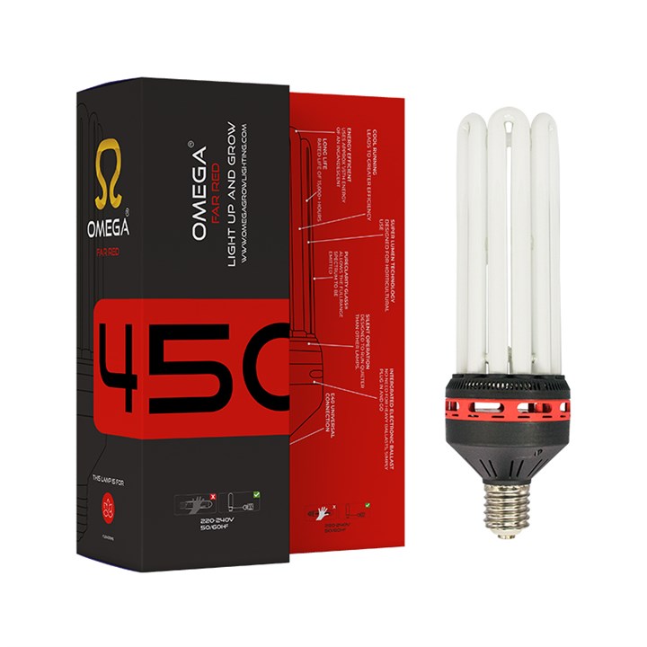 Omega 450W Cfl Grow Lamp Far Red 2700K