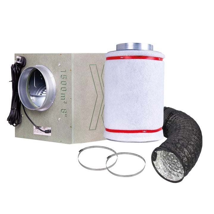 8" Box Fan Extraction Kit 1500m3