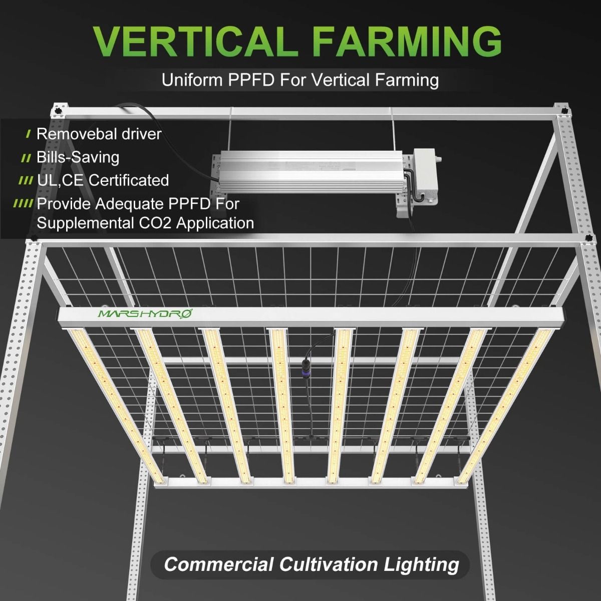 Mars Hydro FC-E8000 BridgeLux 800W CO2 Vertical Farm LED Grow Light
