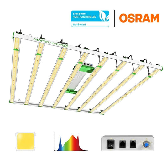 Mars Hydro FC8000 Samsung LM301B Osram 800W CO2 Commercial LED Grow Light