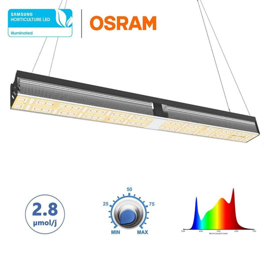 Mars Hydro SP 6500 Samsung LM301B Osram 650W CO2 Greenhouse LED Grow Light